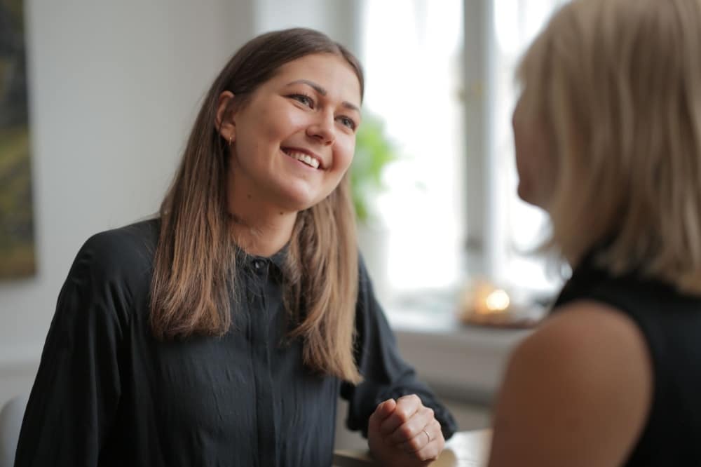 Vi lægger vægt på at der er tid og rum til den gode samtale